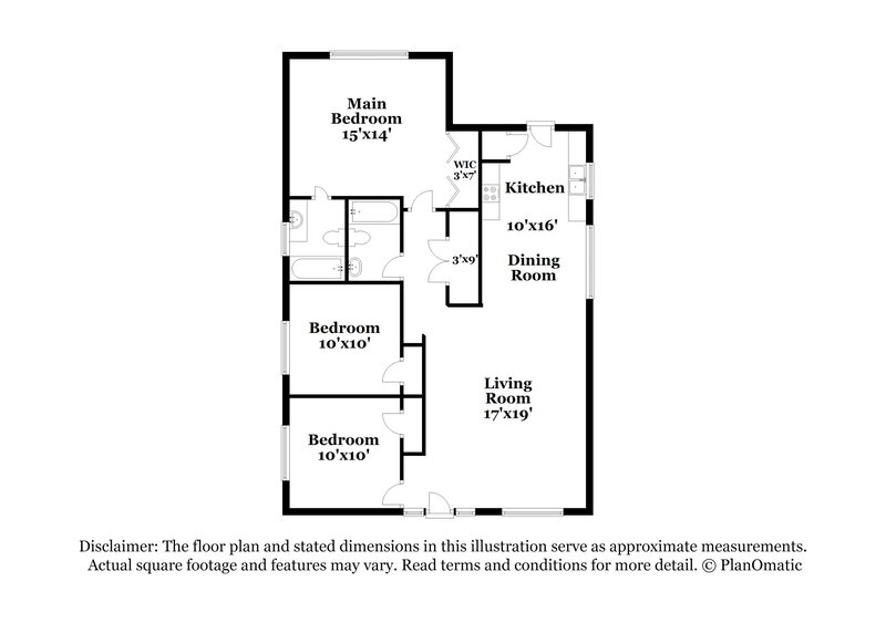 1,555/Mo, 12914 W Greenwick Loo Houston, TX 77085 Floor Plan View