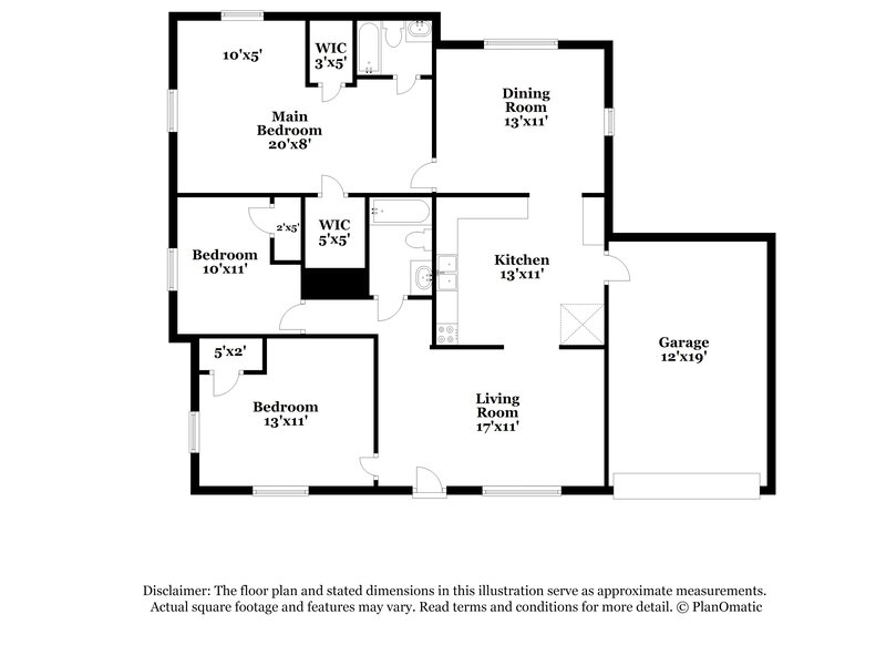 1,475/Mo, 1505 4th Ave N Texas City, TX 77590 Floor Plan View