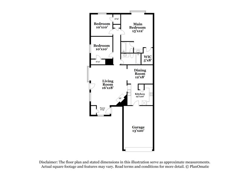 1,800/Mo, 11 Crestbriar Ct Baytown, TX 77521 Floorplan View