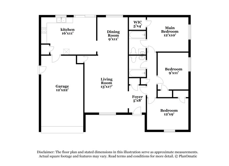 1,525/Mo, 746 Terryhollow St Channelview, TX 77530 Floor Plan View