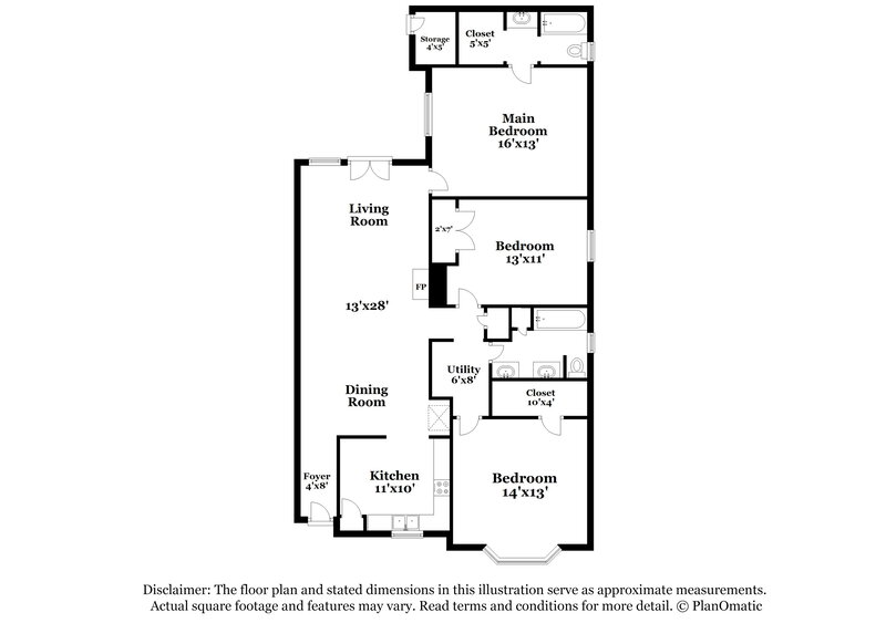 1,800/Mo, 12805 Bexley Dr Houston, TX 77099 Floor Plan View