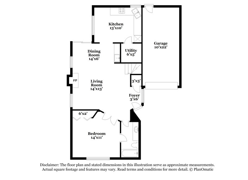 1,585/Mo, 21 Regency Ln Houston, TX 77088 Floor Plan View