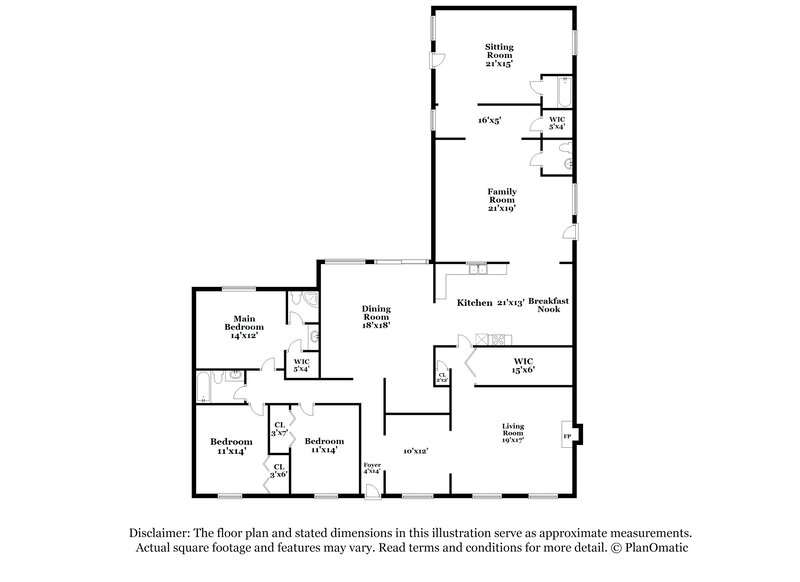 2,980/Mo, 2811 26th St Dickinson, TX 77539 Floor Plan View
