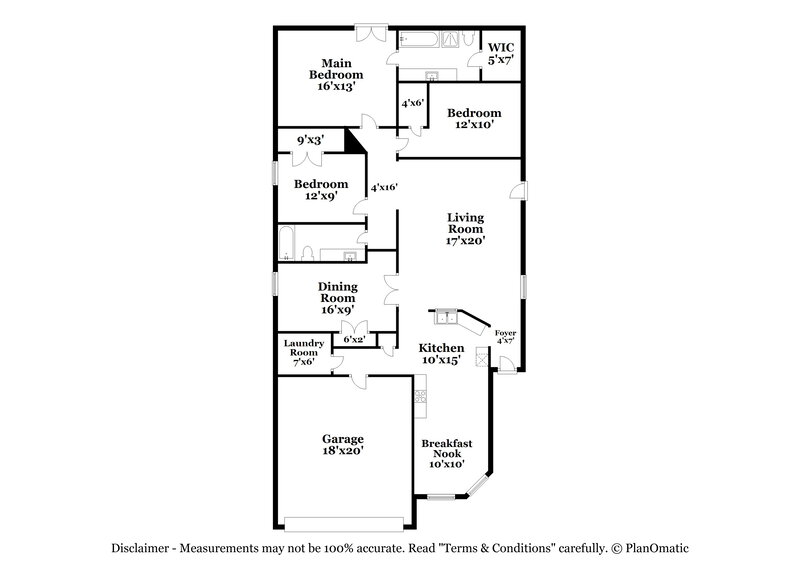 1,945/Mo, 22711 Bauer Sky Dr Hockley, TX 77447 Floor Plan View