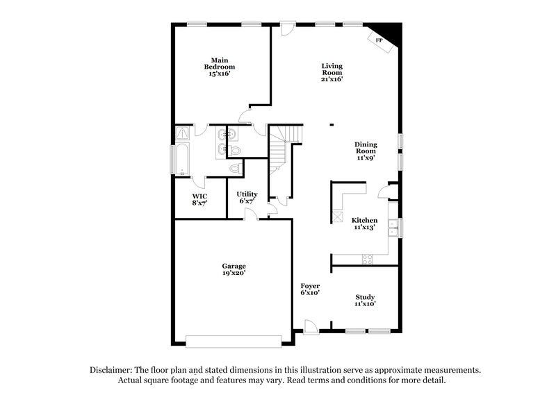 2,230/Mo, 5911 Shining Leaf Ct Katy, TX 77449 Floor Plan View
