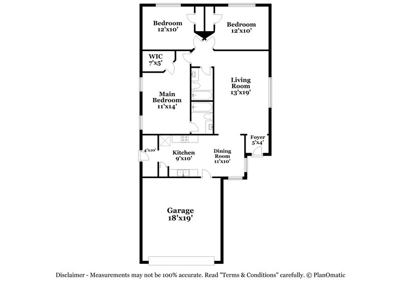 1,645/Mo, 15010 August Sunset Dr Humble, TX 77396 Floor Plan View