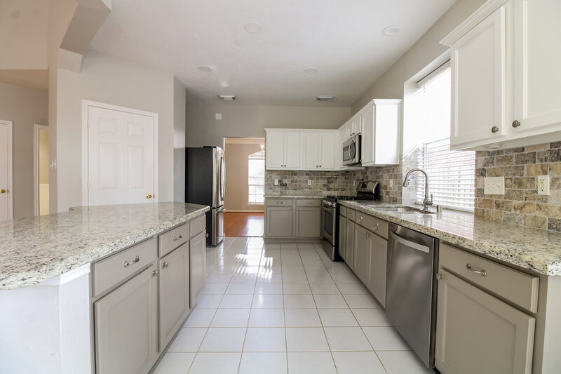 2,775/Mo, 9019 Cypress Square Dr Spring, TX 77379 Kitchen View 2