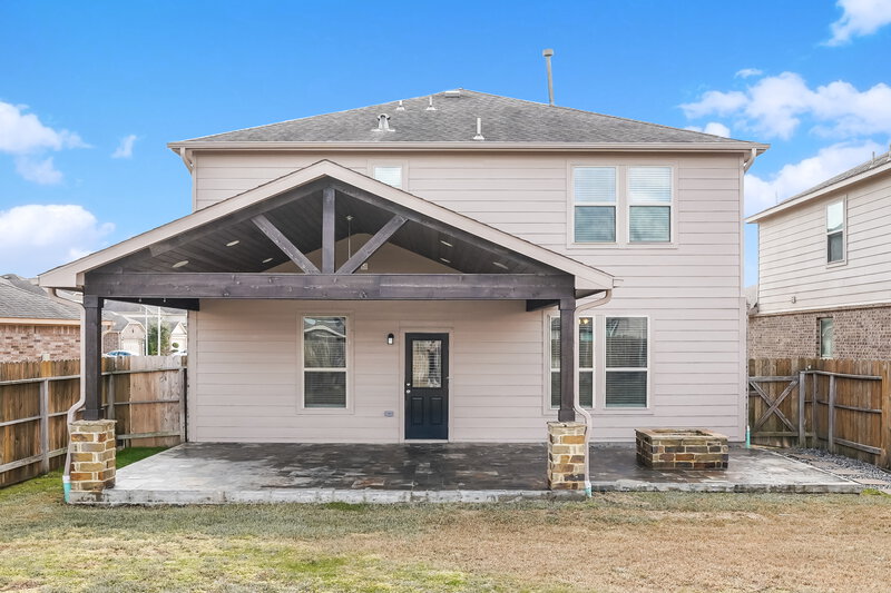 2,335/Mo, 19606 Trent Creek Dr Cypress, TX 77429 Rear View