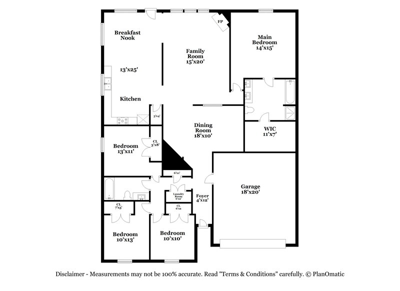 2,040/Mo, 6723 River Rd Richmond, TX 77469 Floor Plan View