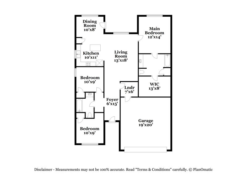 1,880/Mo, 313 Crooked Pine Ct Conroe, TX 77304 Floor Plan View