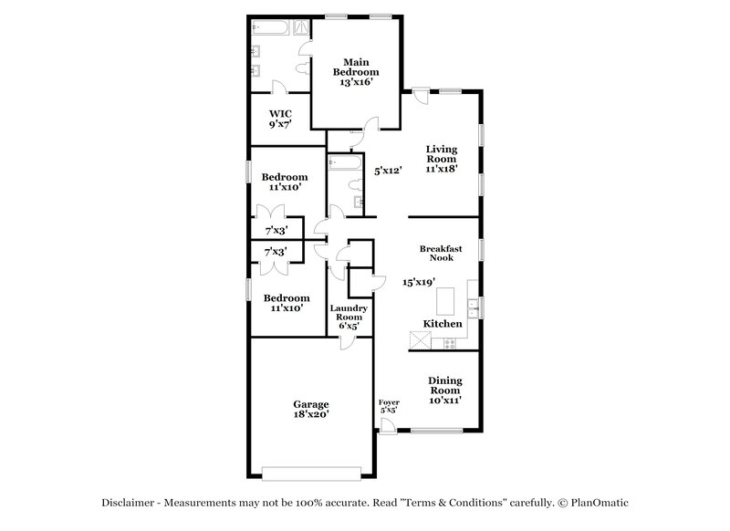 2,180/Mo, 14115 Long Meadow Dr Houston, TX 77047 Floorplan View