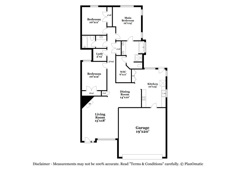 1,780/Mo, 11214 Glenforest Dr Montgomery, TX 77356 Floor Plan View