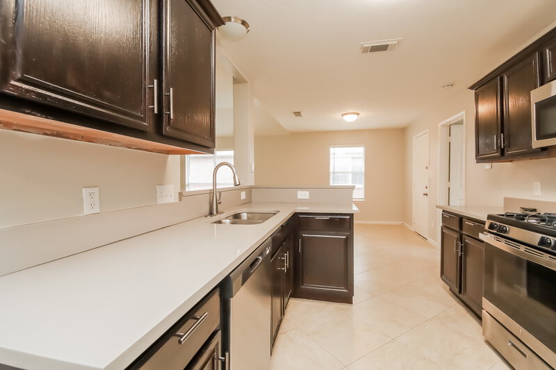 1,805/Mo, 6614 High Stone Ln Katy, TX 77449 Kitchen View 2