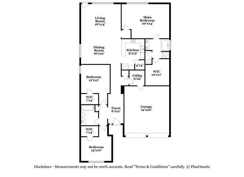 2,050/Mo, 15823 Scenic Water Dr Houston, TX 77044 Floor Plan View