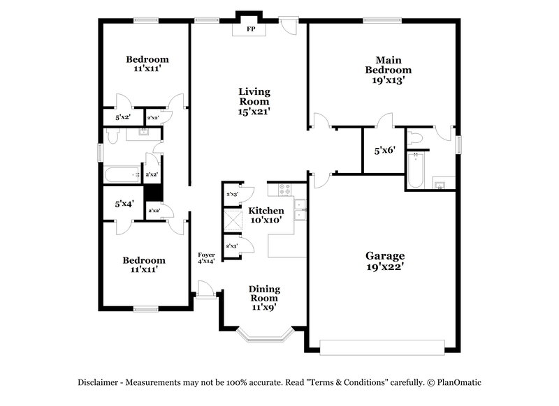 2,570/Mo, 2102 Rycroft Dr Spring, TX 77386 Floor Plan View