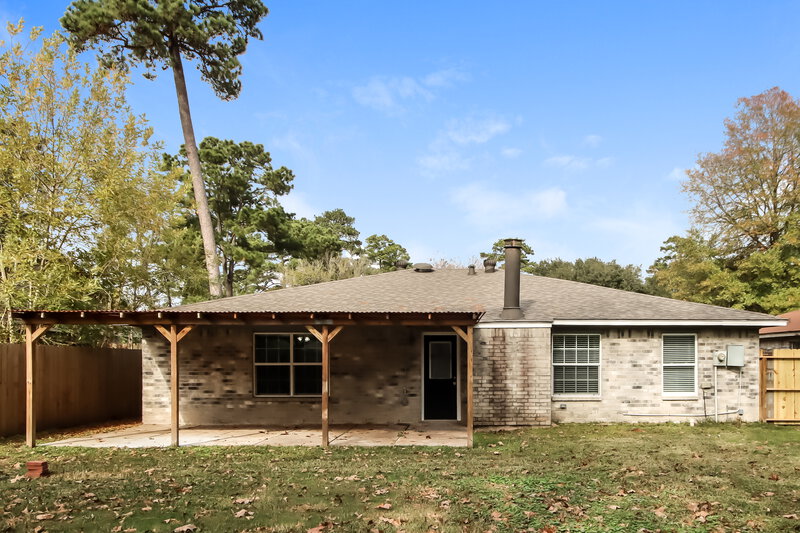 2,570/Mo, 2102 Rycroft Dr Spring, TX 77386 Rear View