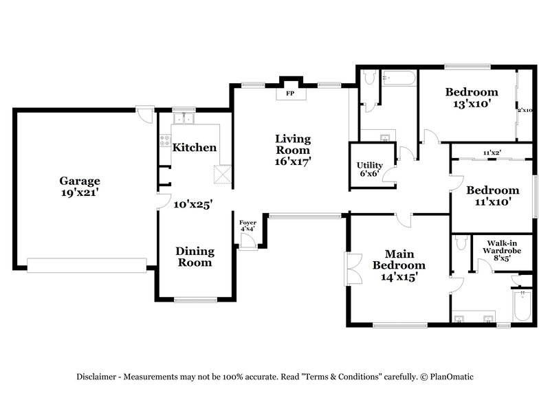 1,910/Mo, 1 Regency Ct Conroe, TX 77304 Floor Plan View