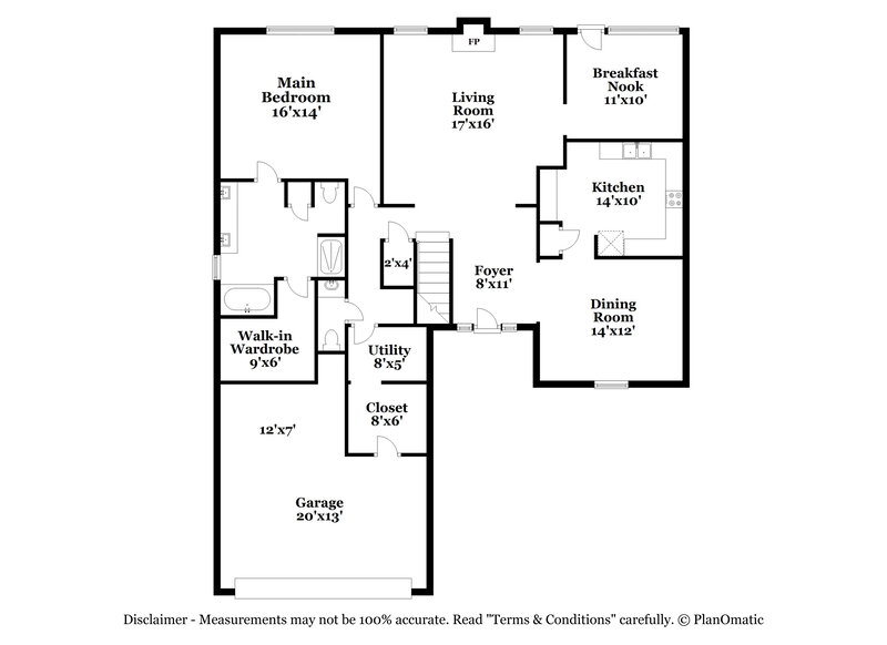 2,800/Mo, 19121 Summer Anne Dr Humble, TX 77346 Floor Plan View