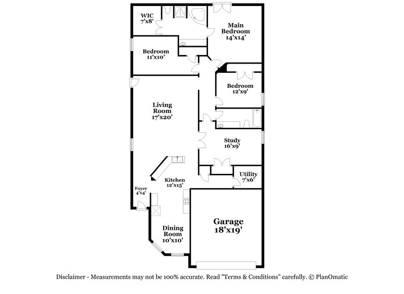 2,170/Mo, 28922 Rio Grande River Dr Spring, TX 77386 Floor Plan View