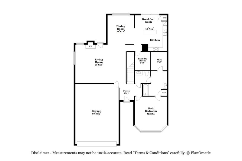 1,970/Mo, 6434 Pouter Dr Houston, TX 77083 Floor Plan View