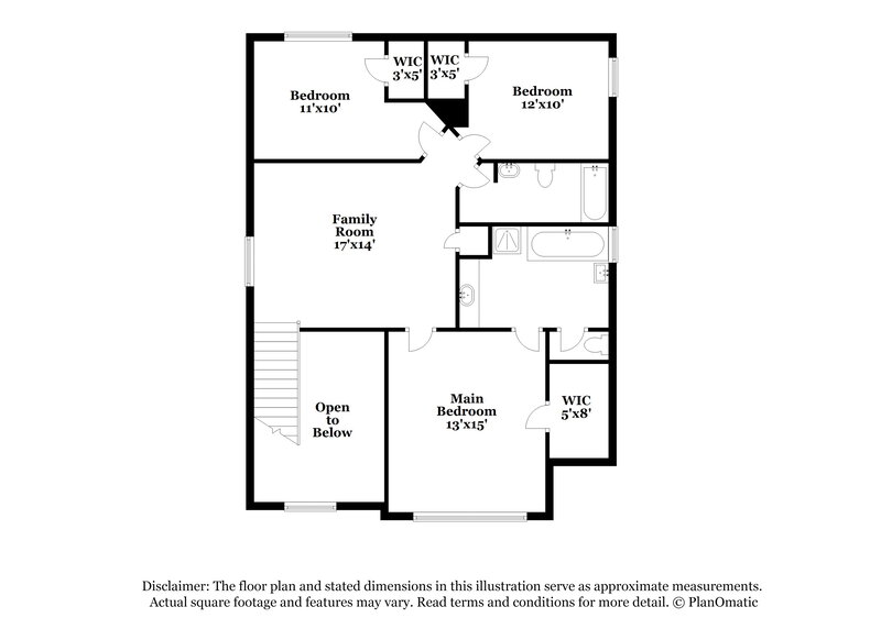 1,875/Mo, 7407 Morgan Ranch Trl Humble, TX 77338 Floor Plan View