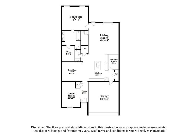 2,520/Mo, 15446 Arce Rojo St Channelview, TX 77530 Floor Plan View