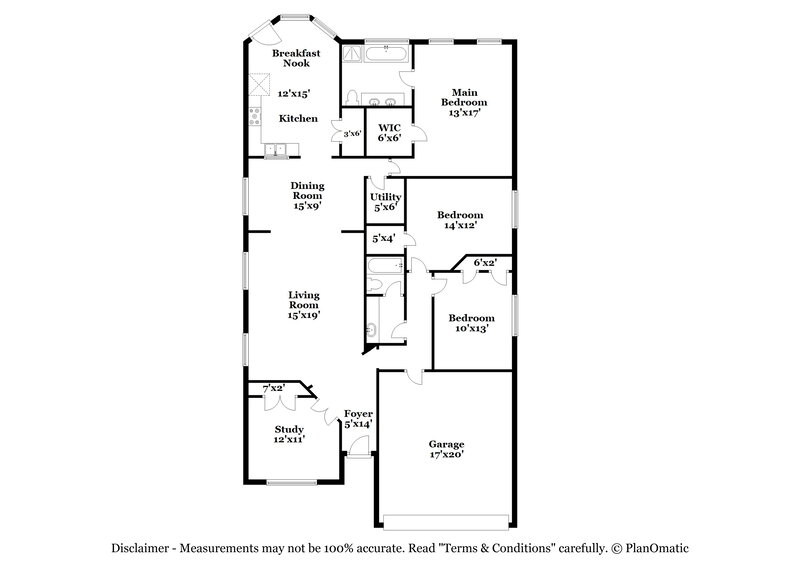 1,980/Mo, 3281 Gladewater Ln League City, TX 77573 Floor Plan View