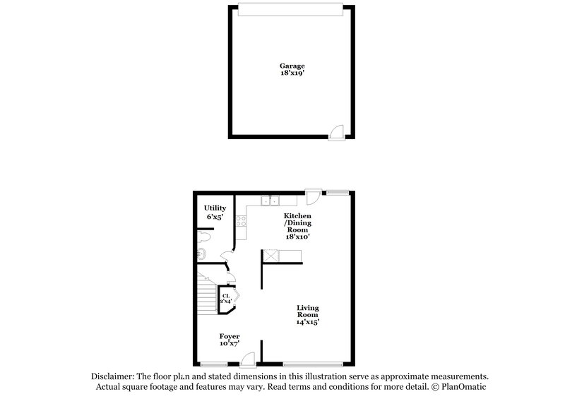 1,845/Mo, 6332 Mountain Pines Ln Katy, TX 77449 Floor Plan View