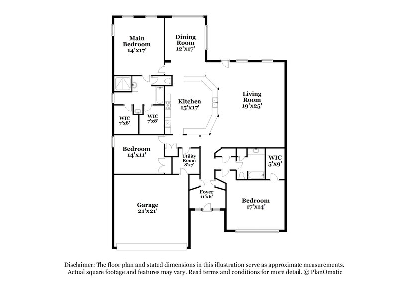 2,690/Mo, 610 New London Dr League City, TX 77573 Floor Plan View