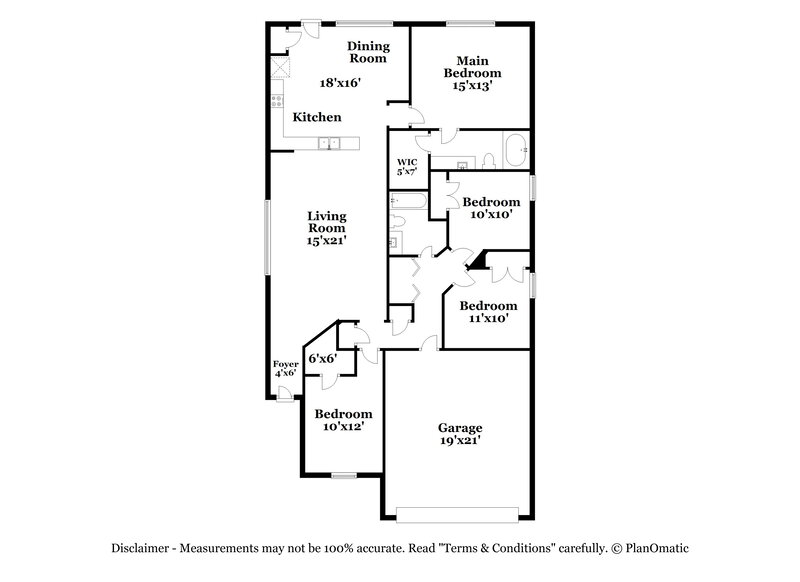 1,875/Mo, 17810 Seco Creek Ln Humble, TX 77396 Floor Plan View