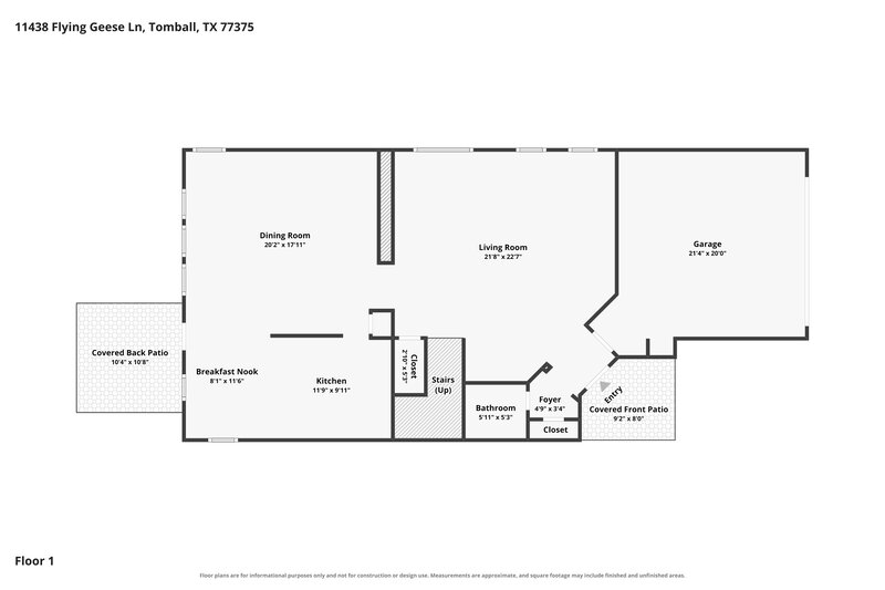 1,865/Mo, 11438 Flying Geese Ln Tomball, TX 77375 Floor Plan View