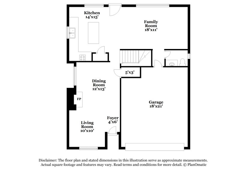2,025/Mo, 14626 County Cress Dr Houston, TX 77047 Floor Plan View