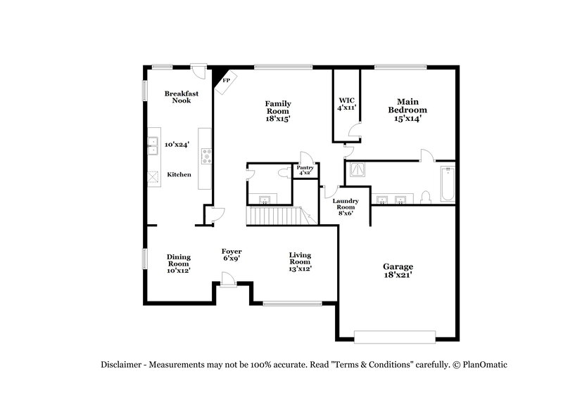 2,030/Mo, 20618 Oak Limb Ln, Humble, TX 77338 Floorplan View