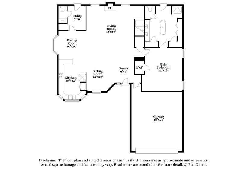 2,210/Mo, 19611 Pine Cluster Ln Humble, TX 77346 Floor Plan View