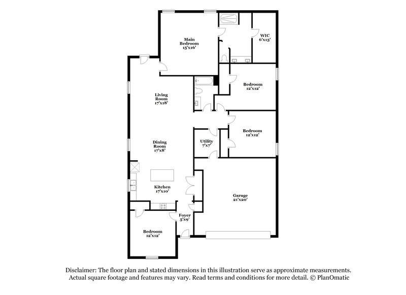 2,235/Mo, 20303 Louetta Reach Dr Spring, TX 77388 Floor Plan View