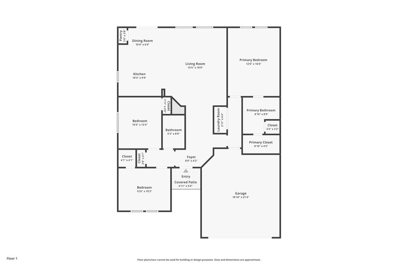 1,710/Mo, 1803 Northampton Dr Conroe, TX 77303 Floor Plan View