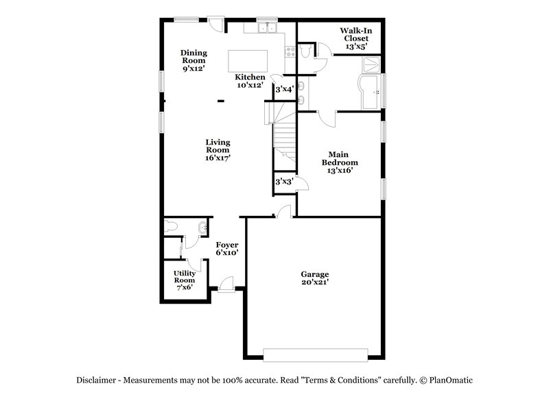 2,270/Mo, 5326 Rio Dr Baytown, TX 77521 Floorplan View