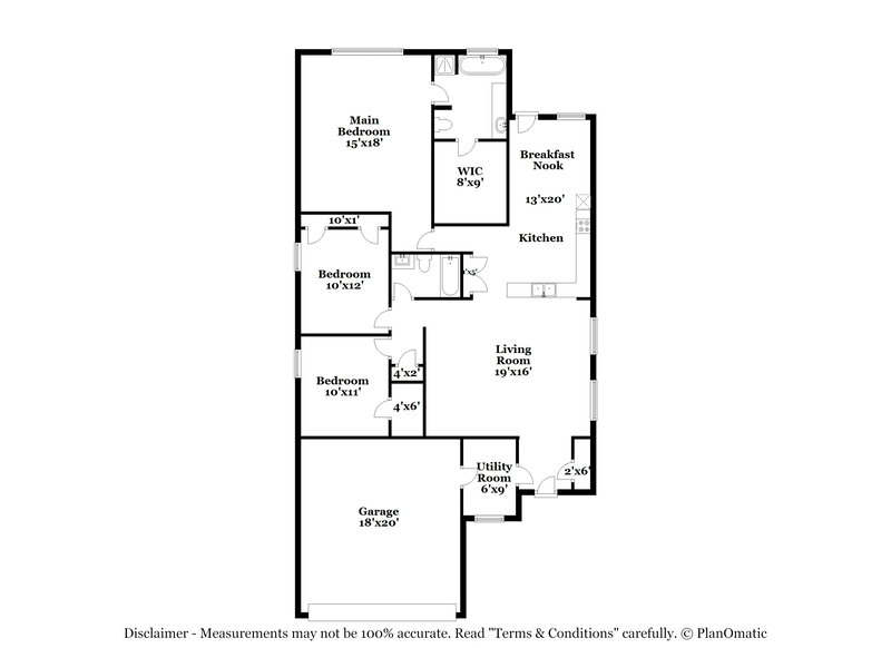 2,555/Mo, 8210 Obsidian Ct Rosharon, TX 77583 Floorplan View