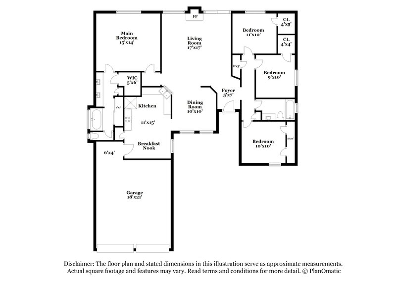 2,285/Mo, 5606 Village Arbour Dr Katy, TX 77493 Floor Plan View
