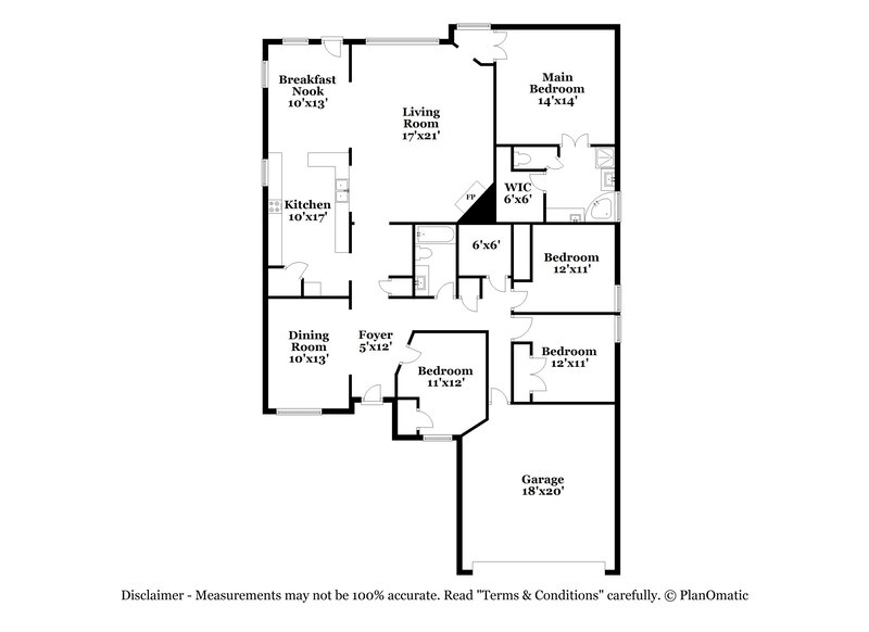 2,280/Mo, 10007 Edgewood Manor Ct Tomball, TX 77375 Floor Plan View