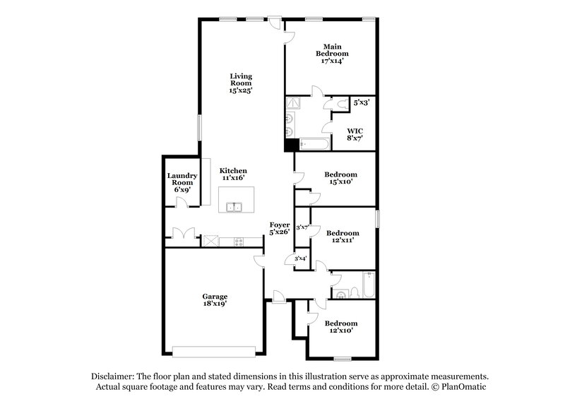 2,265/Mo, 18003 Dalton Shadow Ln Richmond, TX 77407 Floor Plan View