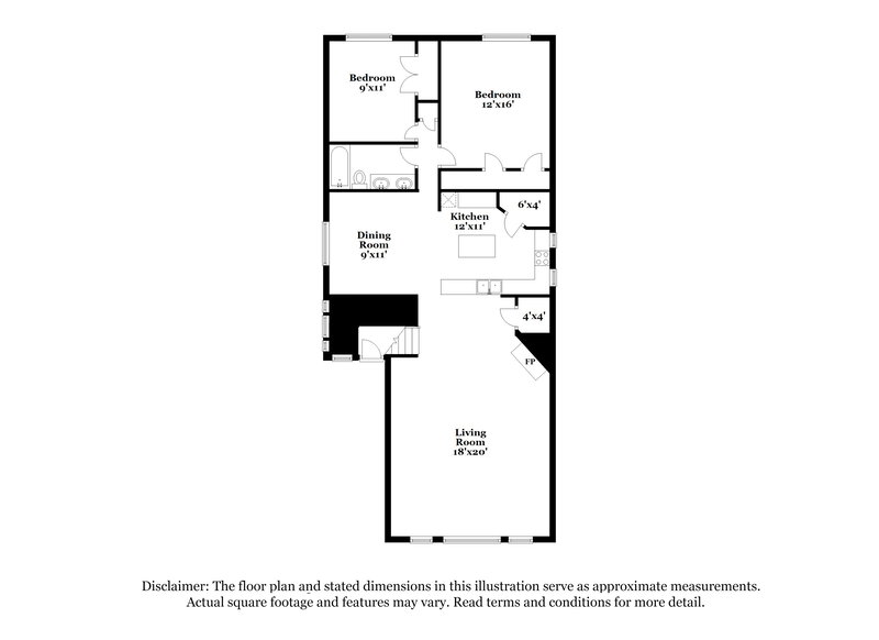 1,975/Mo, 3607 Burning Palms Ct Houston, TX 77042 Floorplan View 2