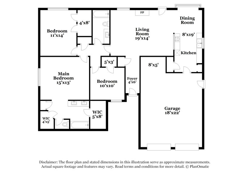 1,945/Mo, 19514 Mallard Lake Ln Houston, TX 77084 Floor Plan View