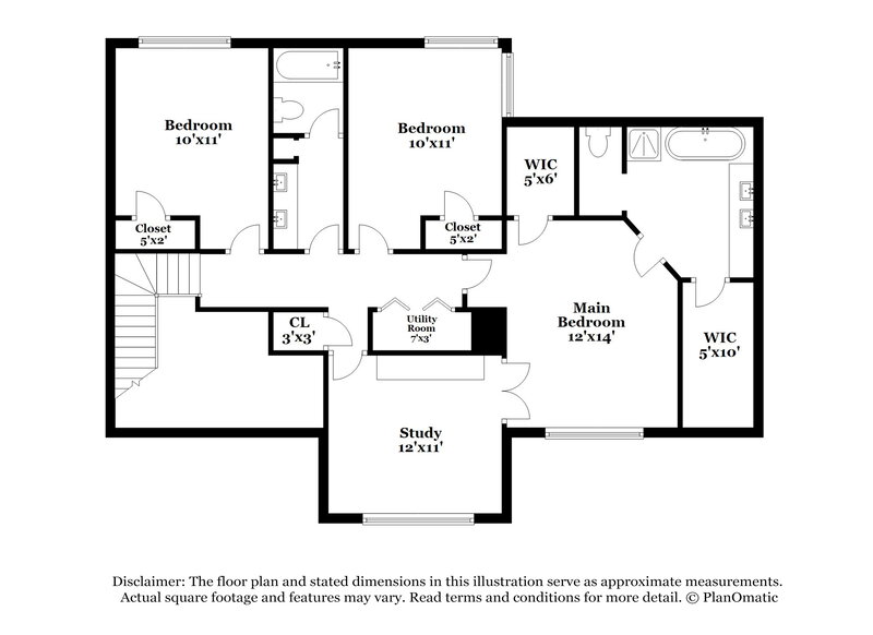 2,230/Mo, 1334 Taymouth Dr Spring, TX 77386 Floor Plan View