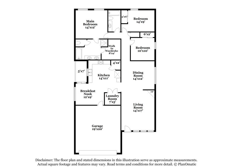 2,105/Mo, 16976 Scenic Knl Conroe, TX 77385 Floor Plan View