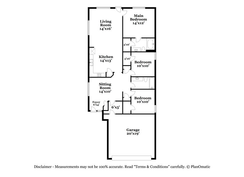 1,670/Mo, 24223 Silver Maple Dr Huffman, TX 77336 Floor Plan View