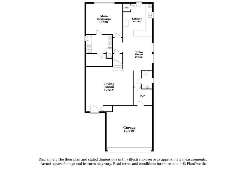 2,185/Mo, 5119 Gulf Stream Ln Bacliff, TX 77518 Floor Plan View