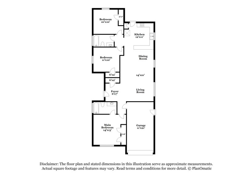 1,580/Mo, 12414 Shepherds Way Houston, TX 77066 Floorplan View