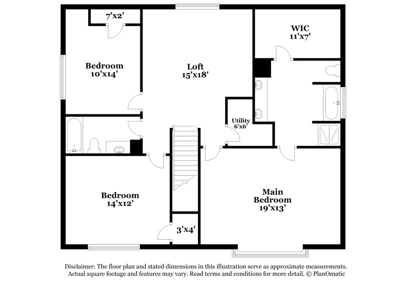 2,590/Mo, 18450 Hollow Oaks Cir Porter, TX 77365 Floor Plan View 2
