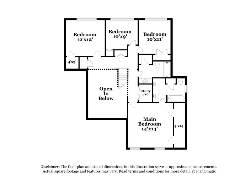 2,265/Mo, 3802 Pecan Cir La Porte, TX 77571 Floor Plan View 2